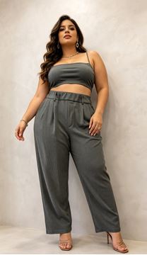 Picture of PLUS SIZE TAILORED QUALITY TROUSERS